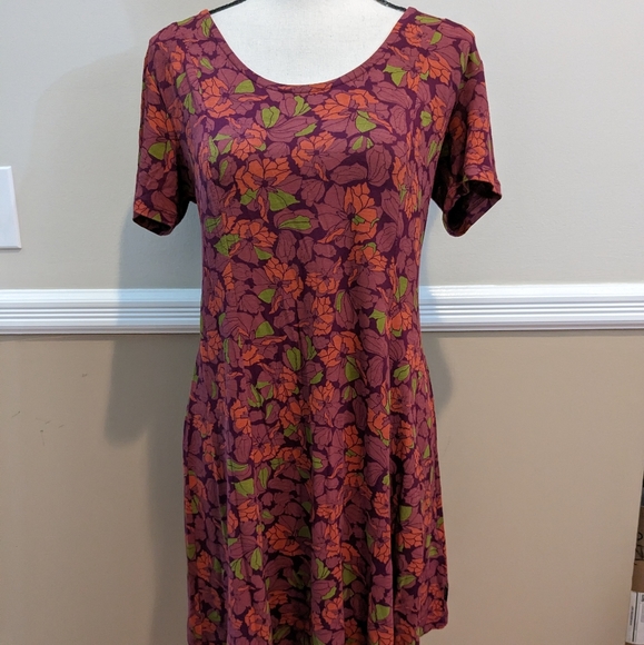 RVCA mini dress. Medium. Muted pastel colors. Medium. Floral print - Picture 1 of 6